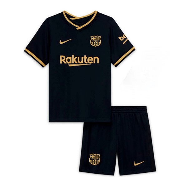 Camiseta Barcelona 2ª Niños 2020/21 Negro